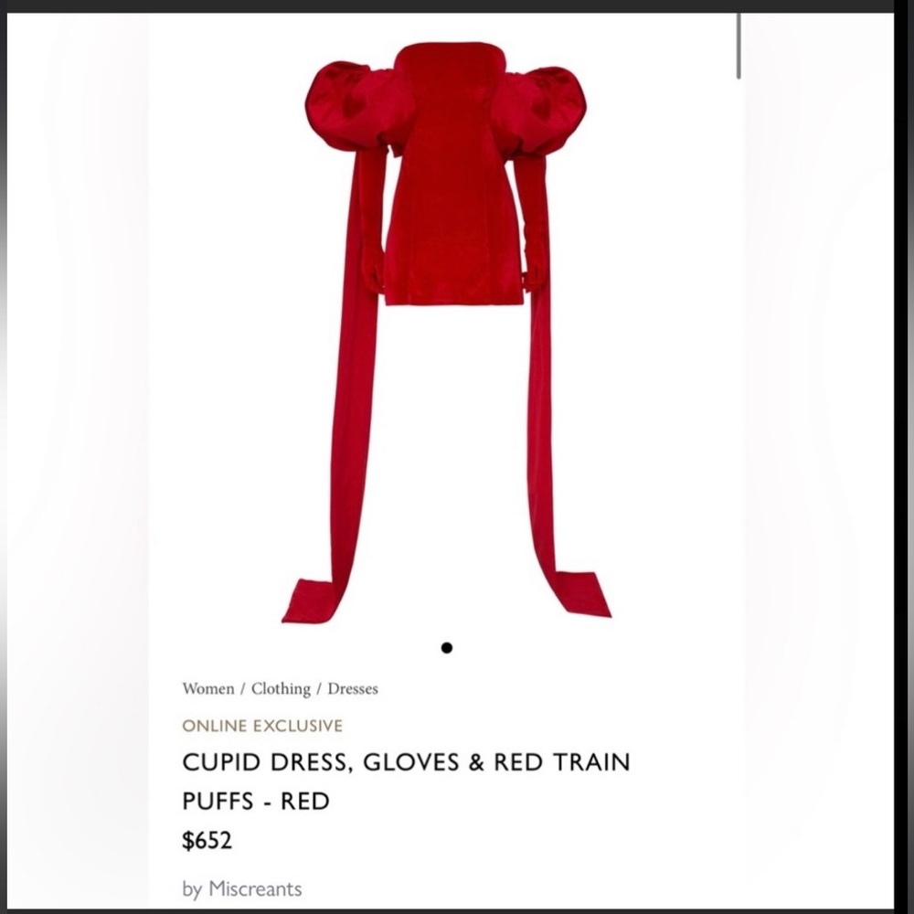 SOLD OUT Miscreants Train puff dress